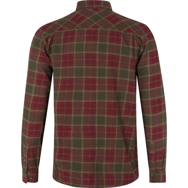 Camasa Seeland Glen Flannel Red Forest Check