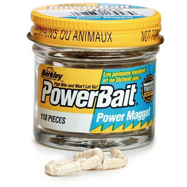 Berkley Powerbait Maggot White