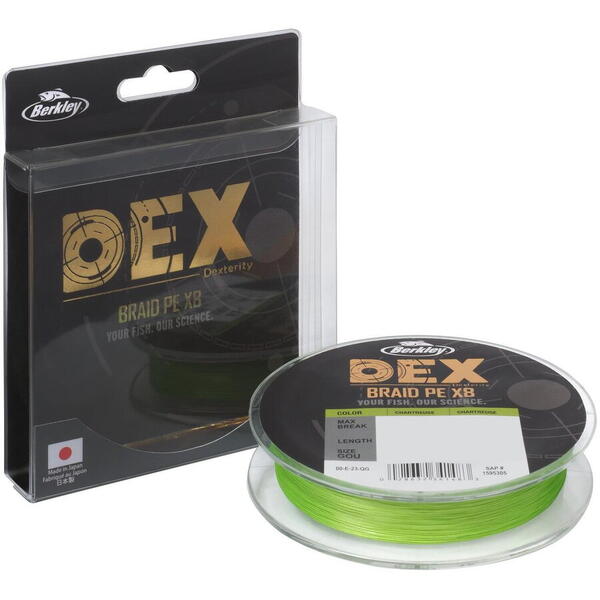 Fir Berkley DEX X8 PE Chartreuse 0.04mm 4.1kg 150m