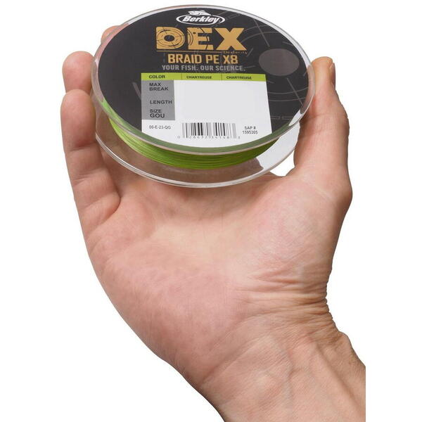 Fir Berkley DEX X8 PE Chartreuse 0.04mm 4.1kg 150m