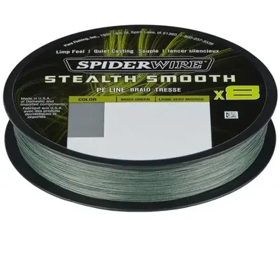 Fir Spiderwire Stealth Smooth 8 Moss Green  0.13mm 12.7kg 150m