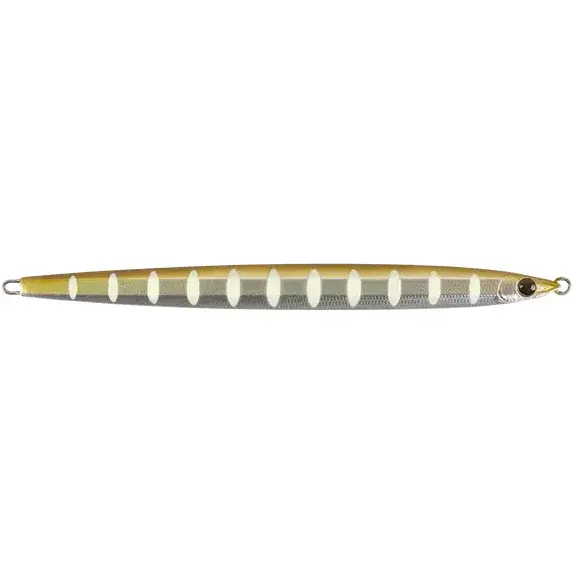 Mustad Jig Mezashi Slim True Sand Eel Glow 40g 12.8cm