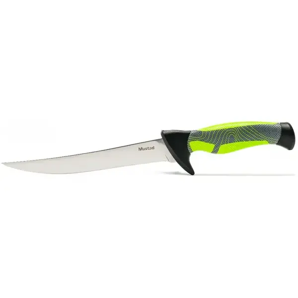 Cutit Mustad Fillet Knife Green 17.8cm