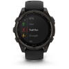 Ceas Garmin Fenix 8 Solar Sapphire Carbon Grey Titanium/Black