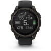 Ceas Garmin Fenix 8 Solar Sapphire Carbon Grey Titanium/Black