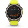 Ceas Garmin Fenix 8 Solar Sapphire Graphite/Yellow