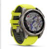 Ceas Garmin Fenix 8 Solar Sapphire Graphite/Yellow