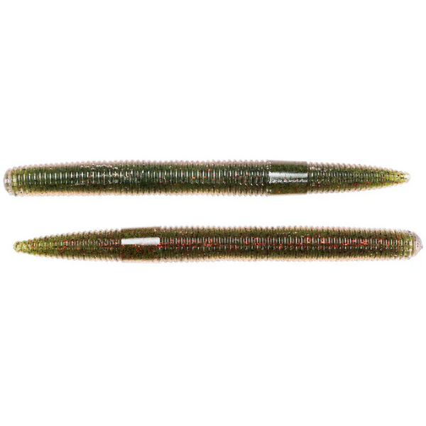 Live Target Stick Worm 12.5cm 12.7g Green/Red 8buc