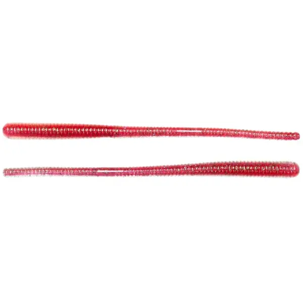 Live Target Finesse Worm 14cm 14g Red/Red 10buc