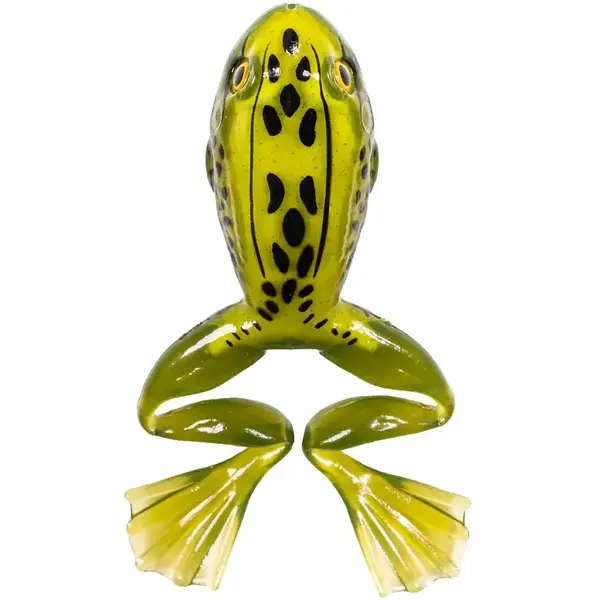 Live Target Freestyle Frog Unrigged 7.5cm Moss/Yellow