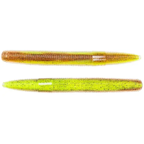 Live Target Stick Worm 7.6cm 7.6g Chart/Brown 10buc