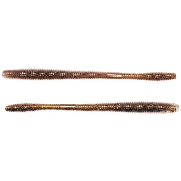 Live Target Straight Worm 14cm 14g Brown/Black 10buc