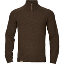 Vincent Merino Half Zip Demitasse Brown