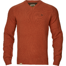 Vincent Merino V-neck Bombay Brown