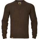 Vincent Merino V-neck Demitasse Brown