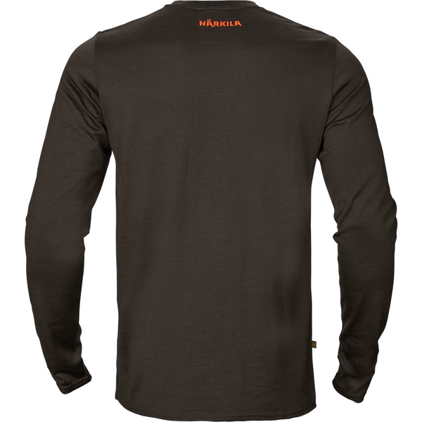 Tricou Harkila Game L/S Shadow Brown Wildboar