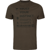 Tricou Harkila Härkila Instinct S/S Shadow Brown