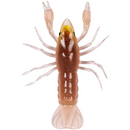 Live Target Crawfish Unrigged 7.1cm 7.1g Brown Yellow 6buc