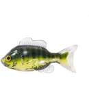 Live Target Sunfish Unrigged 11cm Green Cream 2buc