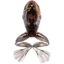 Live Target Freestyle Frog Unrigged 5cm Bronze White 4buc