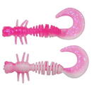 Berkley Power Curly 4cm Pink/White 12buc