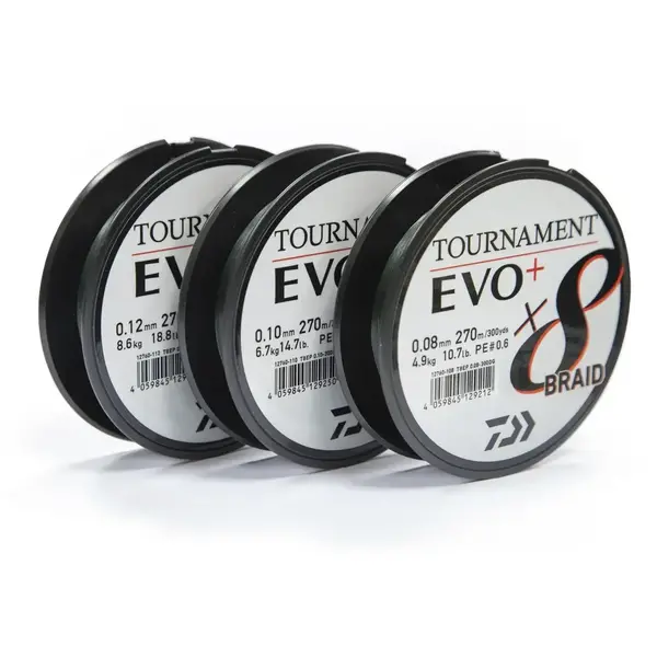 Fir Daiwa Tournament X8 Braid Evo+ Chartreuse 0.20mm 18.0kg 270m