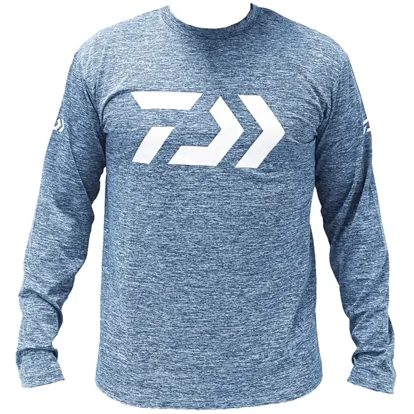 Bluza Daiwa Shirt Long S 30 Light Blue marime 3XL