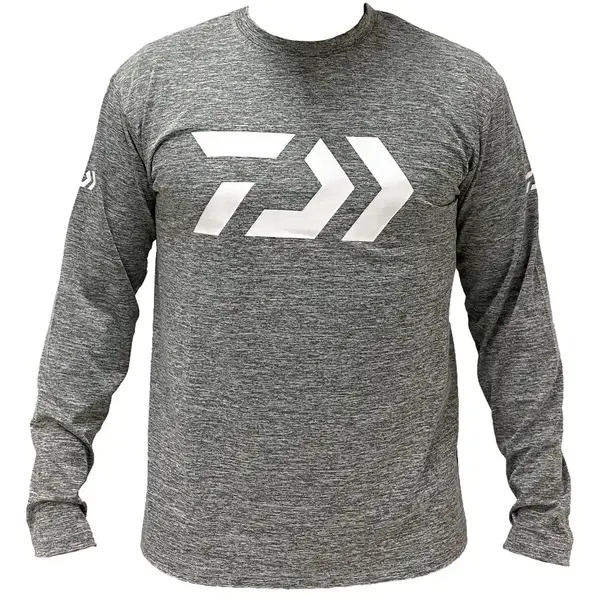 Bluza Daiwa Shirt Long S 30 Light Gray marime 2XL