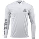 Hanorac Flying Fisherman Built for Water Performance Hoodie Tee Silver marime XL
