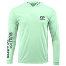 Hanorac Flying Fisherman Built for Water Performance Hoodie Tee Mint marime M